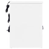 Fabre 1-Drawer Extendable Top Nightstand White High Gloss — product image 8