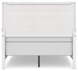 Binterglen White Full Panel Bed — back view