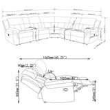 Wall-hugging recliners extended position