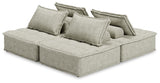 Bales Taupe 4-Piece Modular Seating - image 3