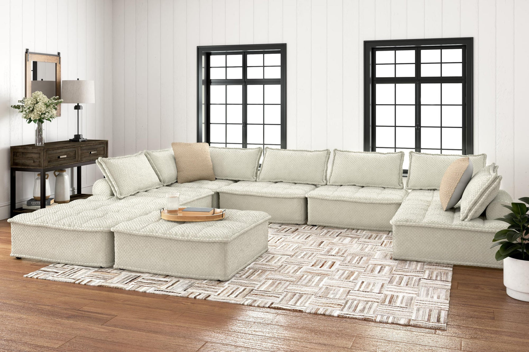 Bales Taupe 8-Piece Modular Seating - image 1