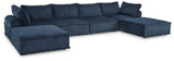 Bales Navy 6-Piece Modular Seating - image 2