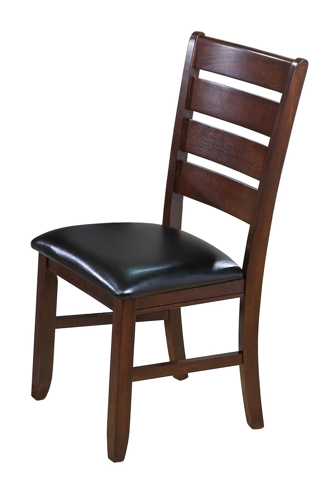 Close detail of chair cushion and leg