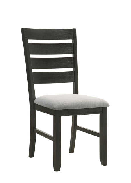 Main view of Bardstown Wheat Charcoal dining table and chairs