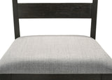 Close-up of tufted fabric on Bardstown dining chairs
