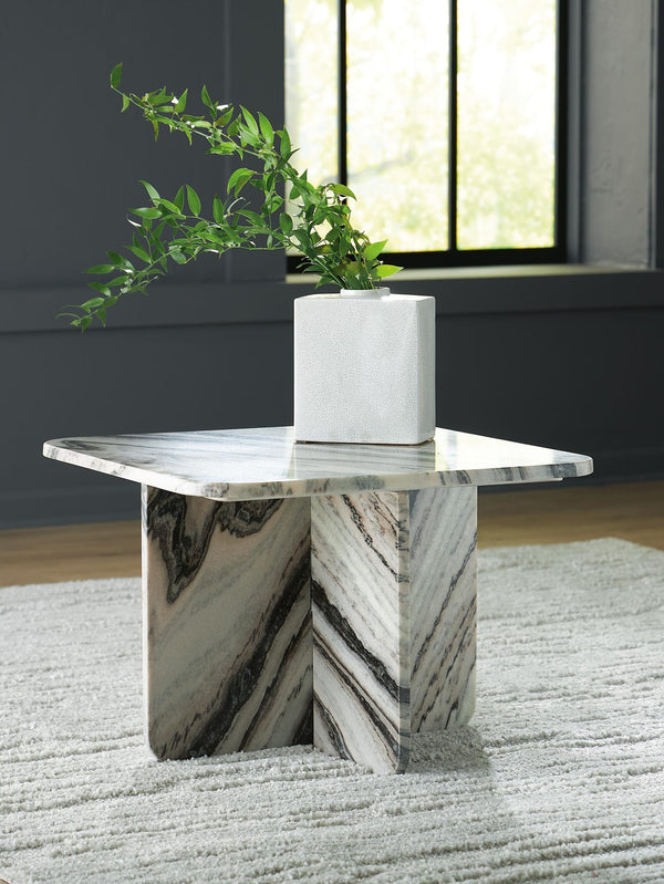Baretton Black/White/Taupe Accent Coffee Table from Decor Furniture