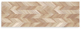 Battelle desk textured oak grain laminate