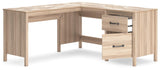 Close-up of Battelle desk drawer and dark hardware