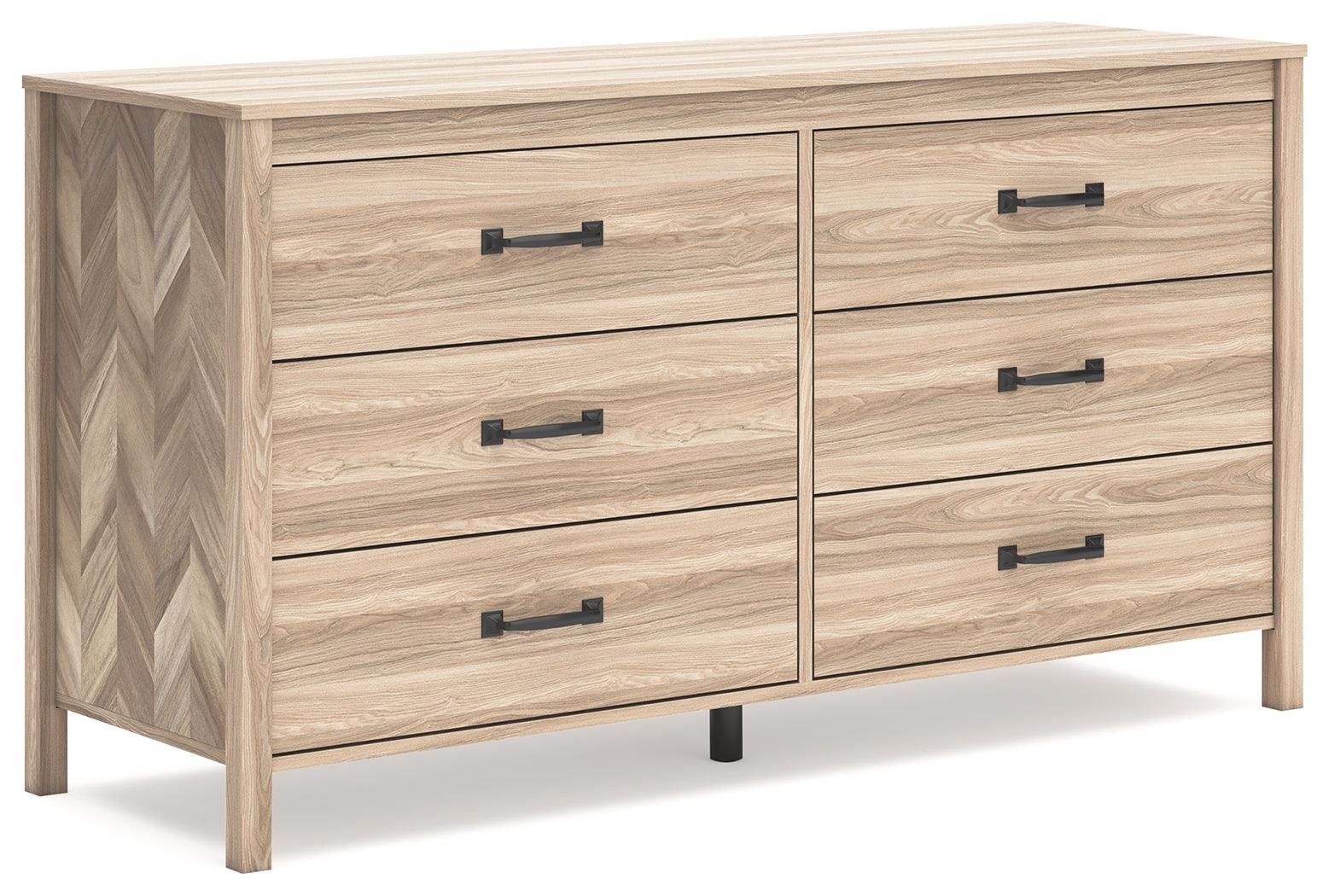 Battelle Dresser side angle showing drawers open
