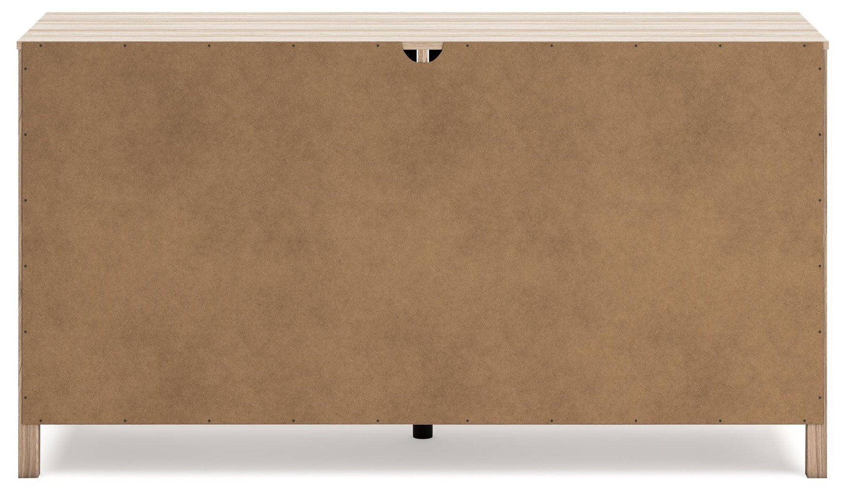 Battelle Dresser showcasing two-tone tan finish