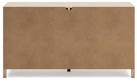 Battelle Dresser showcasing two-tone tan finish