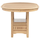Lavon 5-Piece Oval Counter Height Extension Dining Set Light Oak — product image 6