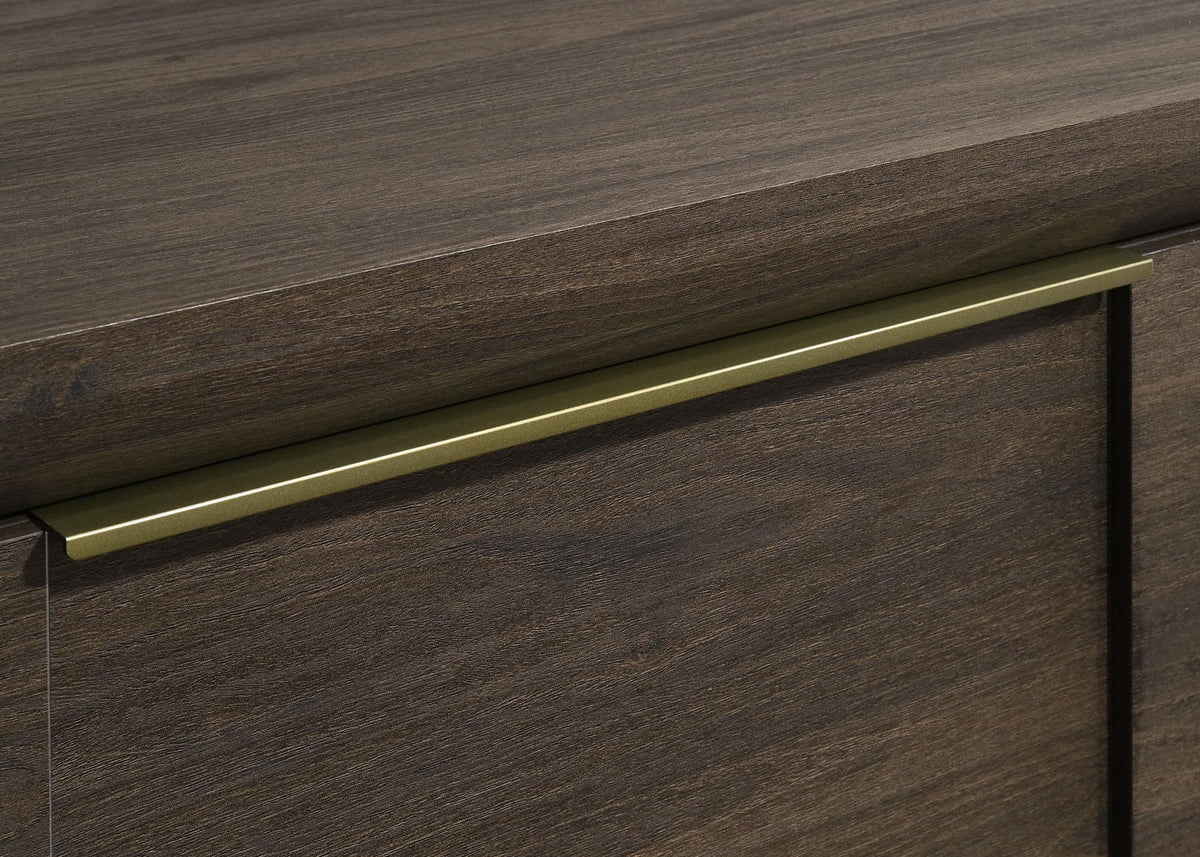 Farre 5-Drawer Chest of Drawers Dark Brown — product image 11