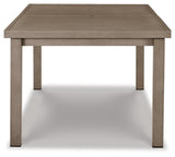 Beach Front dining table with extension leaf shown