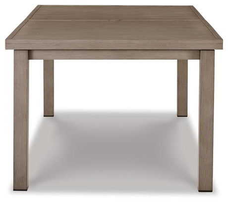 Beach Front dining table with extension leaf shown