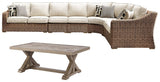 Beachcroft sectional set with pillows view 2