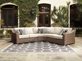 Beachcroft sectional set with pillows view 4