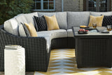 Beachcroft Black/Light Gray 3-Piece Outdoor Sectional - image 4