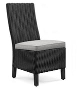 Beachcroft outdoor side chair set of 2 arranged on patio