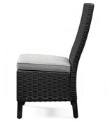 Beachcroft outdoor chair seat and cushion texture detail