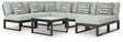 Beachloft Black/Gray 8-Piece Sectional with Ottoman and Coffee Table - image 2