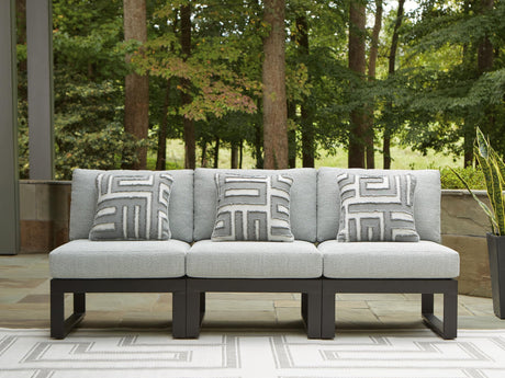 Beachloft Black/Gray 3-Piece Outdoor Sectional - image 1