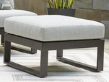 Beachloft Black/Gray 5-Piece Outdoor Sectional with Ottoman - image 12