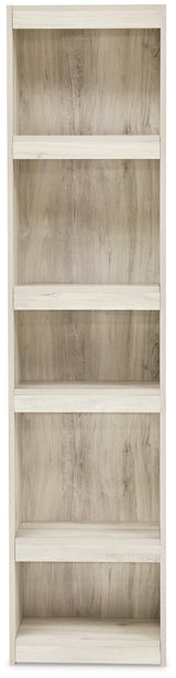 Bellaby Whitewash 4-Piece Entertainment Center overall assembled setup