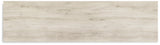 Bellaby Whitewash 4-Piece Entertainment Center TV stand with storage