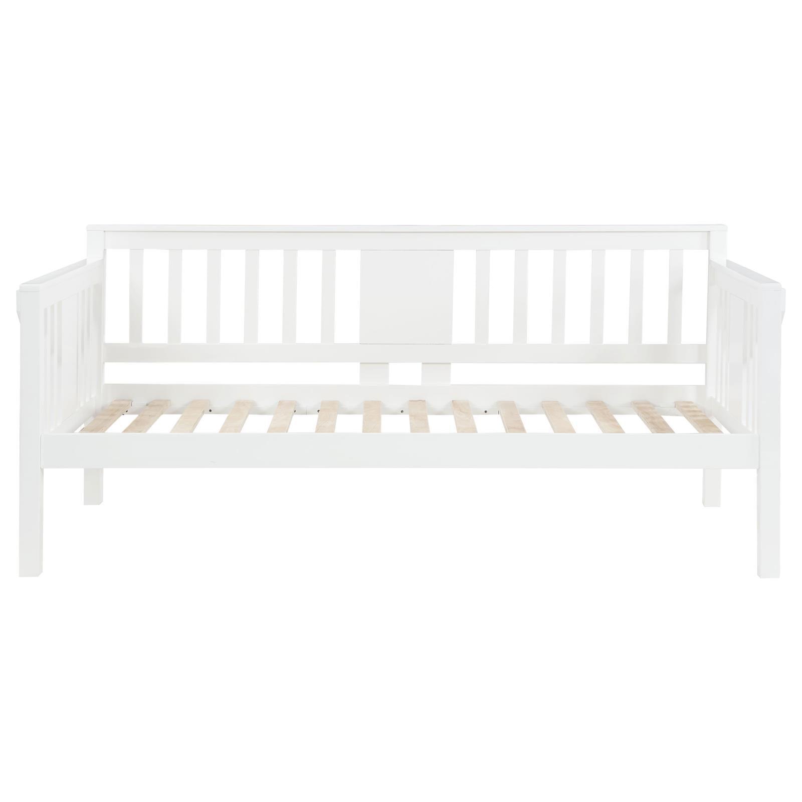 Room setting featuring Bethany White Wood Twin Daybed