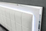 Beverly White Gloss Chest fully assembled in showroom