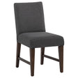 Naser Parsons Dining Side Chair Grey and Dark Walnut (Set of 2) — product view