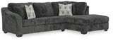 Biddeford Shadow 2-Piece Sectional with Ottoman - image 3