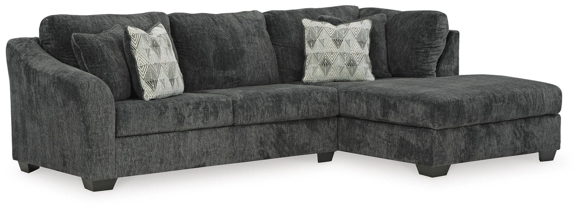 Biddeford Shadow 2-Piece Sectional with Ottoman - image 3
