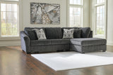 Biddeford Shadow 2-Piece Sectional with Ottoman - image 9