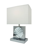 Black Nickel Modern Contemporary LED Accent Table Lamp - Ella Furniture