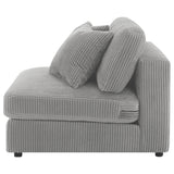 Blaine chair feet with plastic non-skid grips