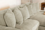 detail view of Blaine Upholstered Reversible Sectional Sofa Sand sectional sofa
