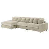 Close-up detail of Blaine sectional sofa upholstery and structure