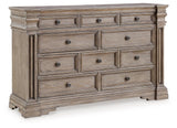 Blairhurst Light Grayish Brown Dresser side view