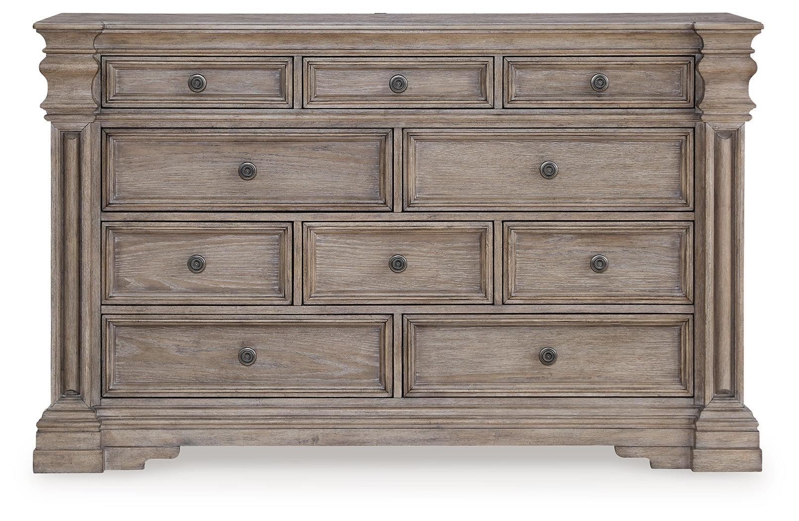 Blairhurst dresser showing breakfront pilasters