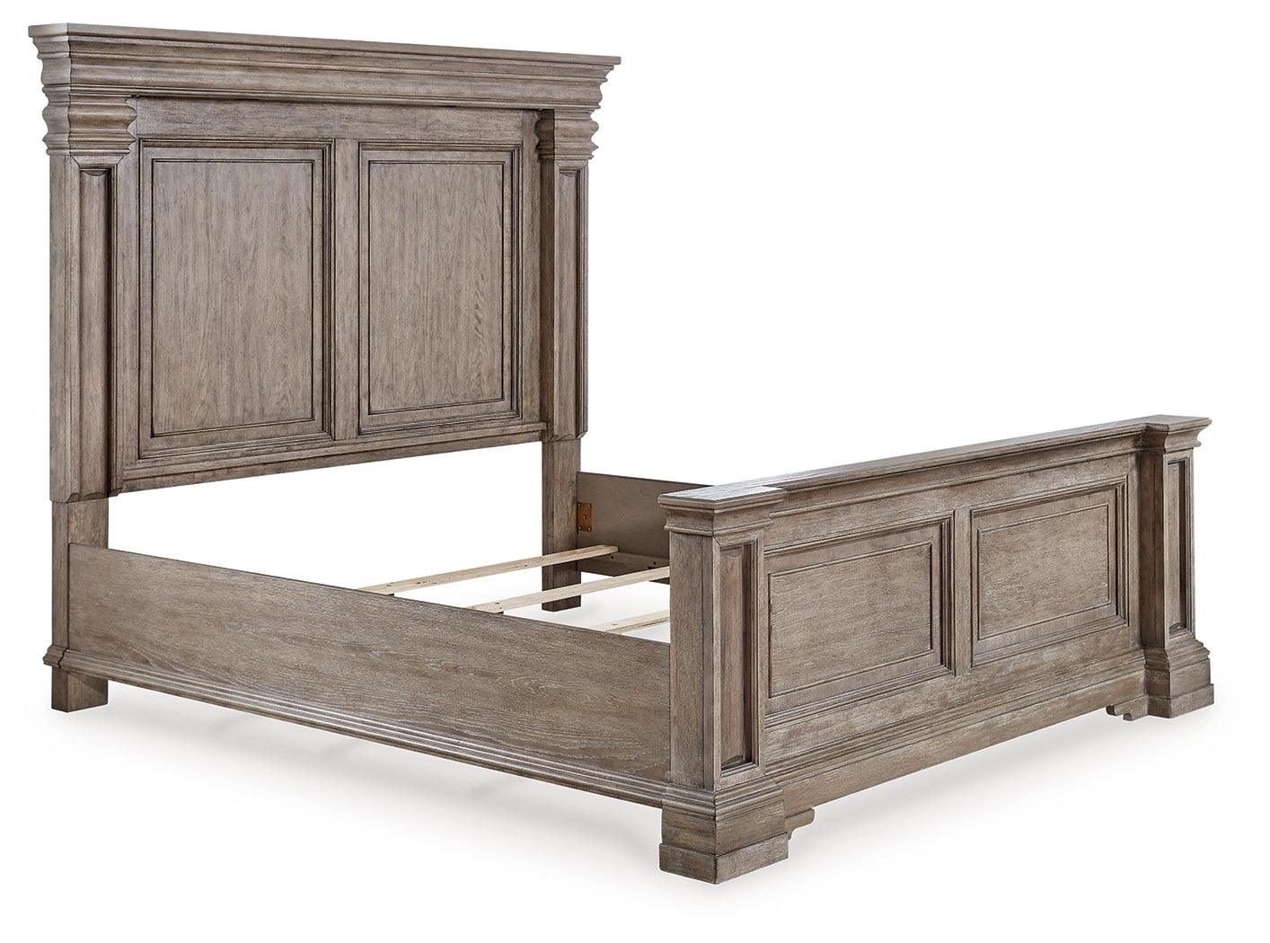 Blairhurst bed footboard and slat rails detail
