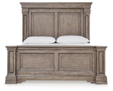 Traditional style Blairhurst panel bed side profile