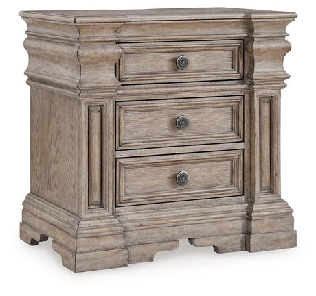 Blairhurst Nightstand side angle showing drawer detail