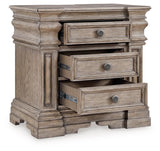 Blairhurst Nightstand USB charging ports detail