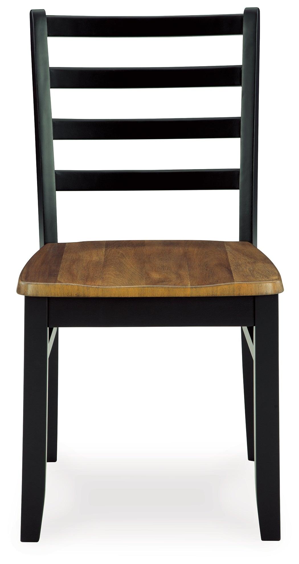 Closeup of Blondon rectangular table chevron pattern inlay