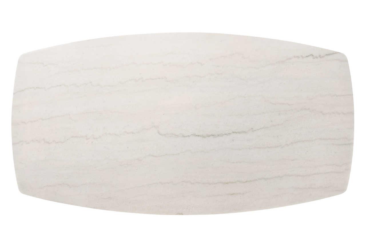 Bolivar Dining Table close-up of marble top