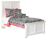 Bostwick Shoals White Panel Bedroom Set side angle