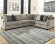 Bovarian Stone Chenille 3-Piece Sectional - image 1
