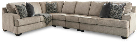 Bovarian Stone Chenille 4-Piece Sectional - image 1